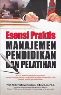 Image of Esensi Praktis Manajemen Pendidikan dan Pelatihan