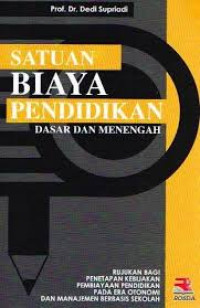 Image of Satuan Biaya Pendidikan Dasar dan Menengah